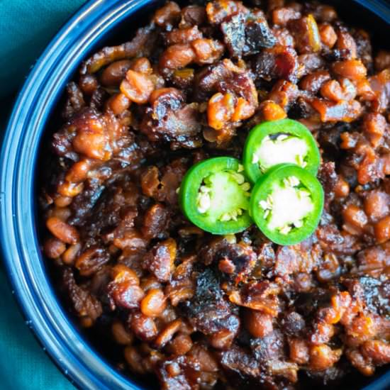 Jalapeno Bacon Baked Beans