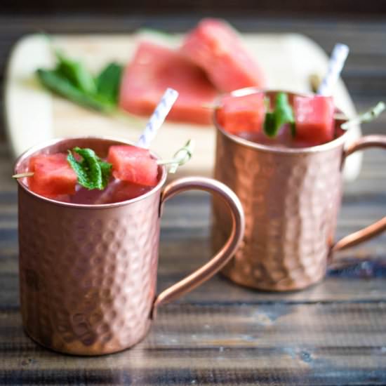 watermelon mint moscow mule