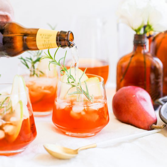 Aperol Pear Cider Spritz