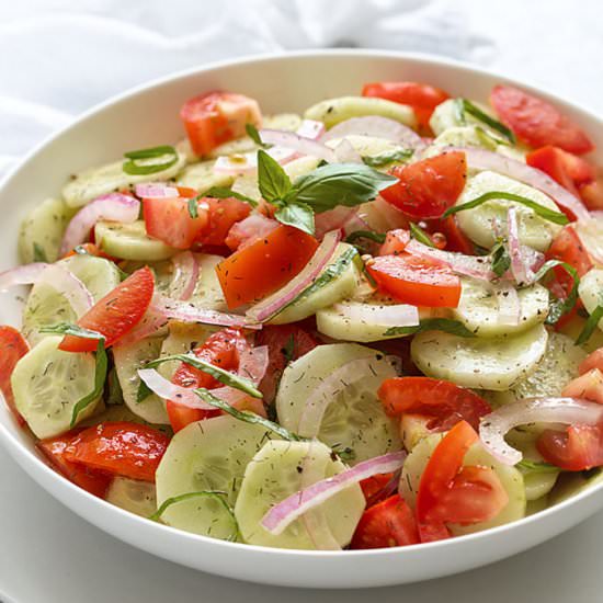 cucumber tomato salad