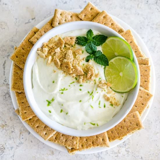 No Bake Key Lime Pie Cheesecake Dip