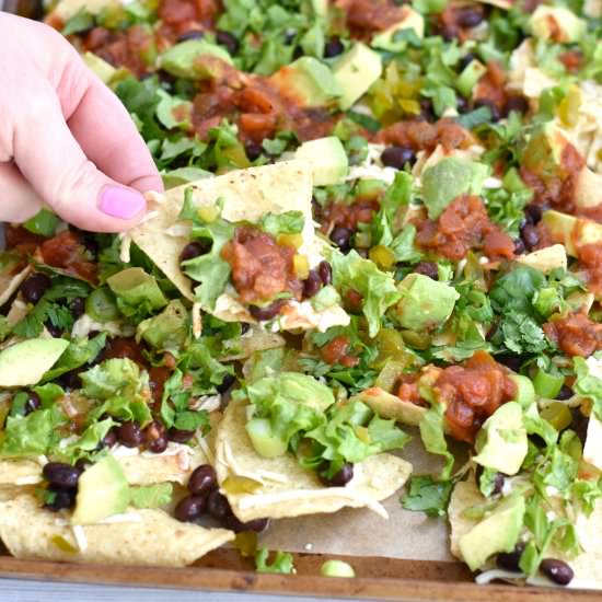 Ultimate Vegan Sheet Pan Nachos