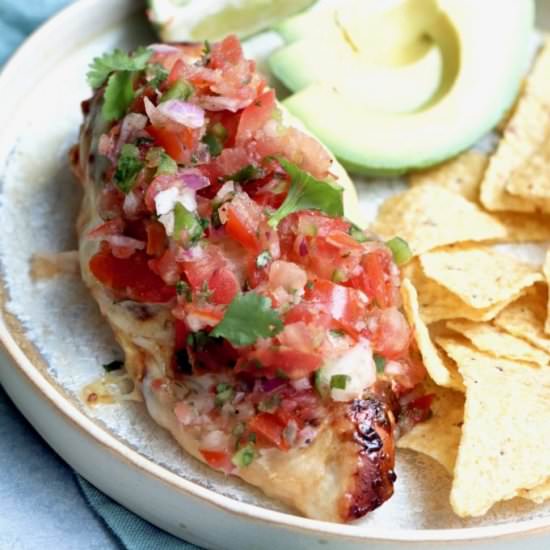 honey mustard chicken with pico