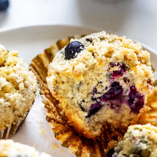 Blueberry Quinoa Muffins