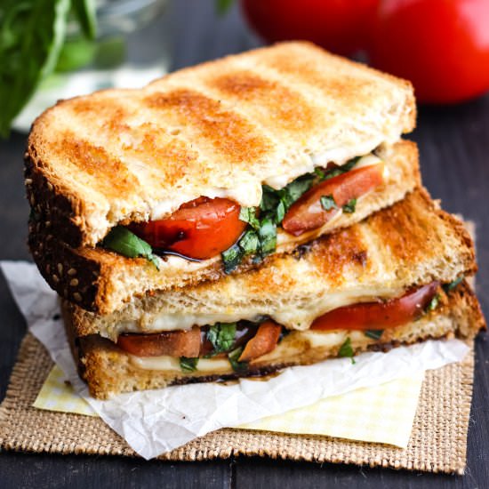 Toasted Caprese Sandwich