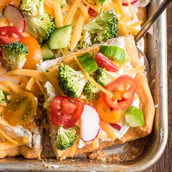 Cold Veggie Pizza