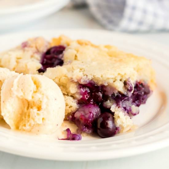 Texas-Style Blueberry Cobbler