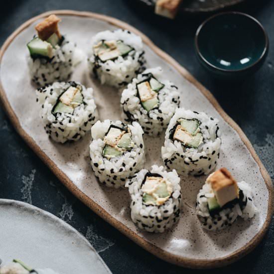 Lemon Tofu Sushi