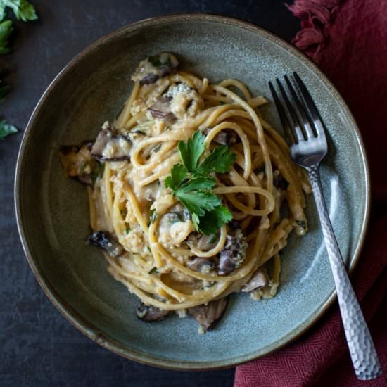 One Pan Mushroom Tetrazzini