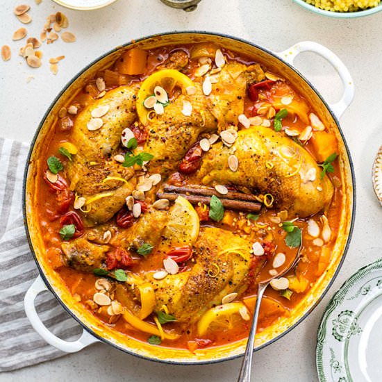 Moroccan chicken tagine