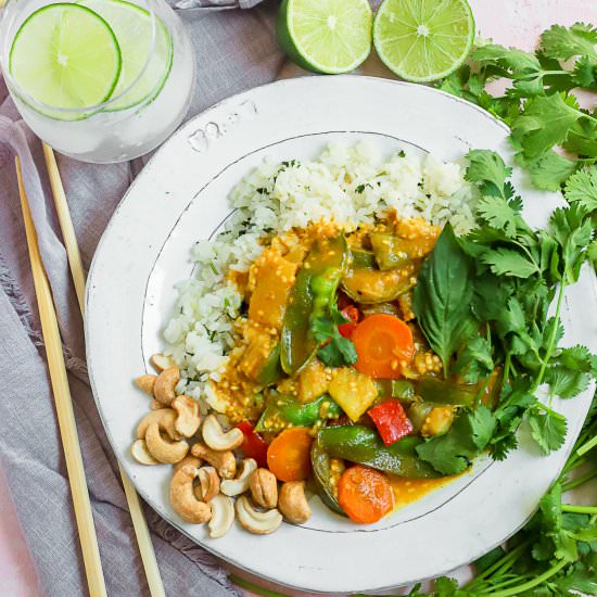 Thai Pineapple Yellow Curry