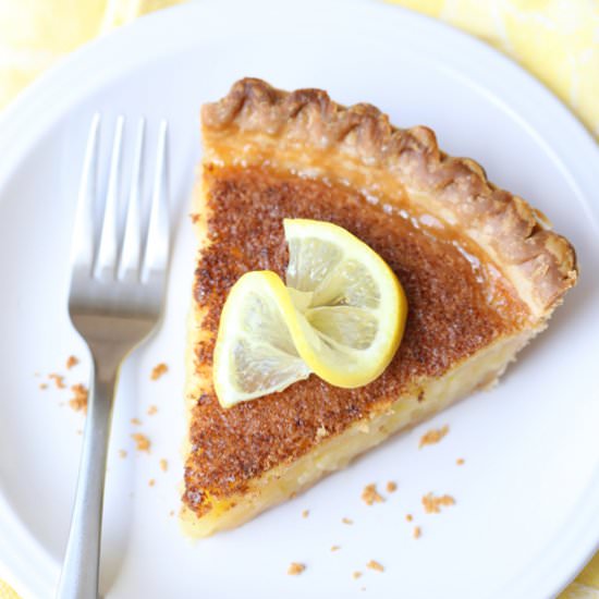 Easy Lemon Curd Pie