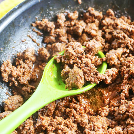 Homemade Ground Beef Taco Meat