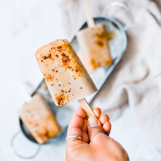Salted Caramel Latte Pops