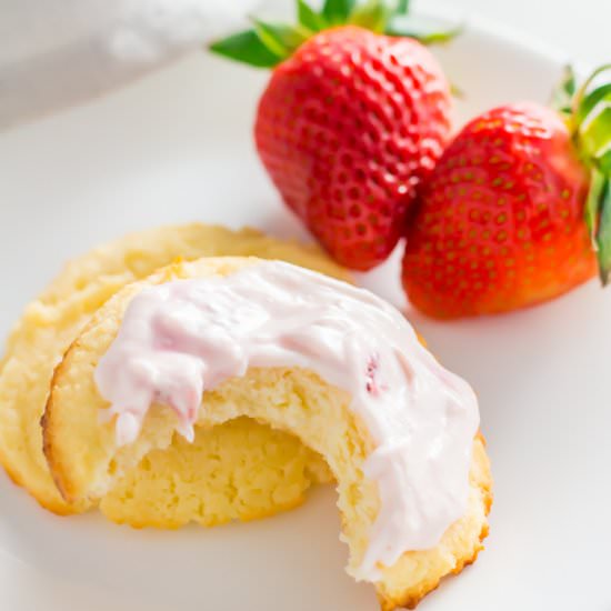 Strawberry cream cheese cookies
