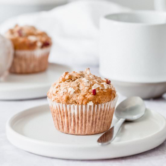 Banana oatmeal muffins