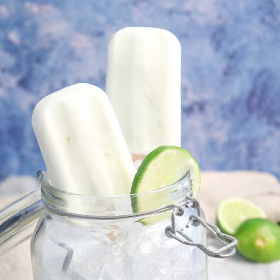 Coconut Lime Popsicles