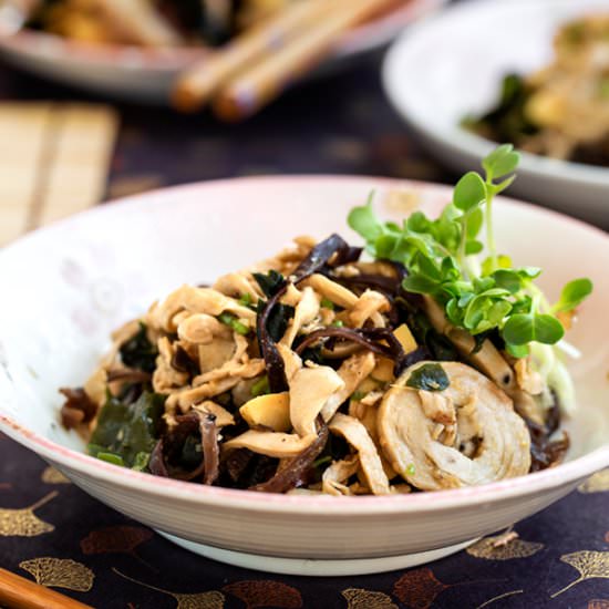 Chuka Ika Sansai: Vegan Squid Salad