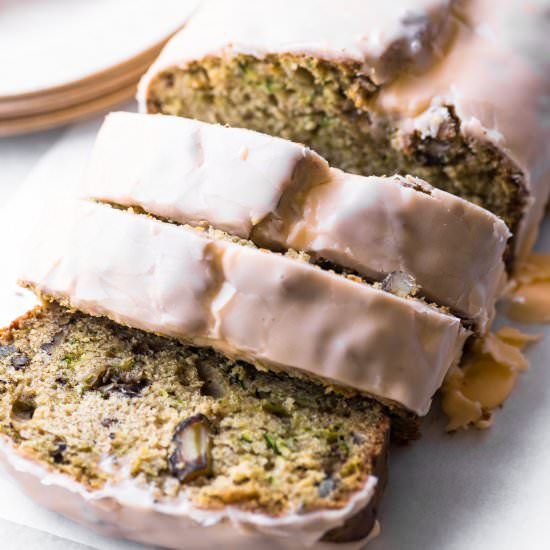 Orange Glazed Zucchini Bread