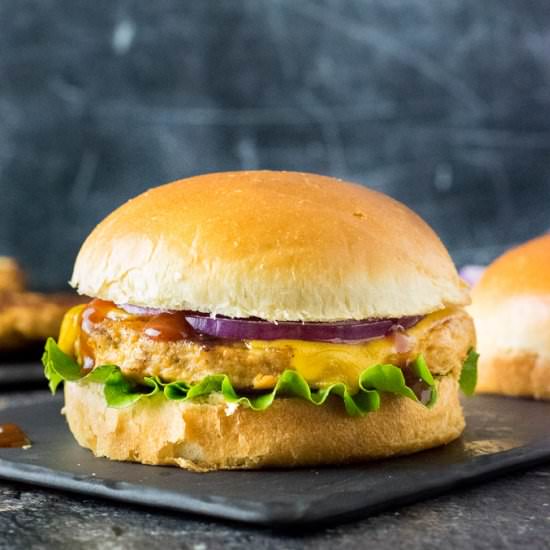 Barbecue Chicken Burgers