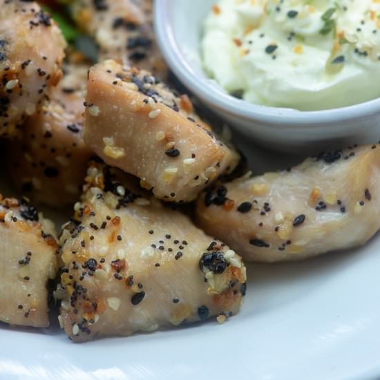 EVERYTHING BUT THE BAGEL CHICKEN