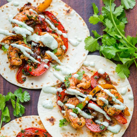 Shrimp Fajitas Recipe