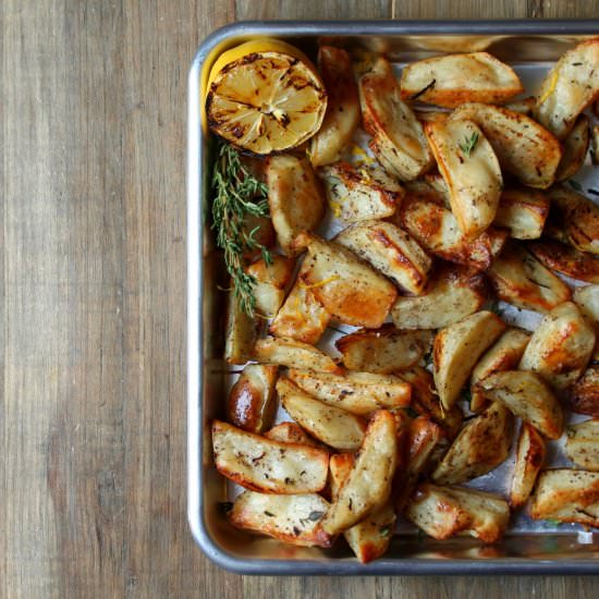 Easy Lemon Roasted Potatoes