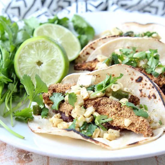 Crispy Baked Avocado Tacos