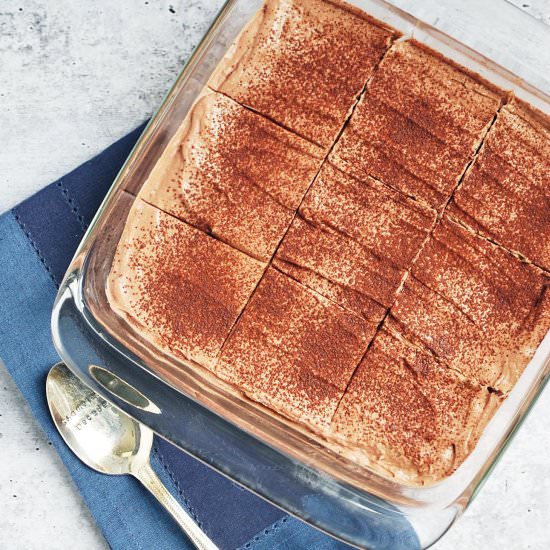 Healthier Chocolate Tiramisu