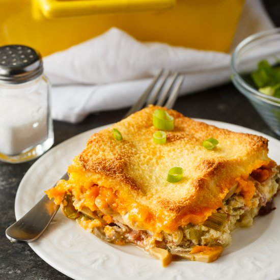Overnight Bacon Breakfast Casserole