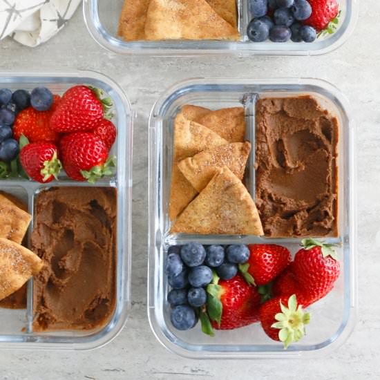 Guilt Free Chocolate Hummus