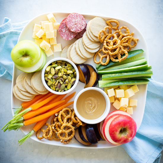 Kid Friendly Grazing Cheese Board