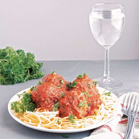 Instant Pot Meatballs & Spaghetti