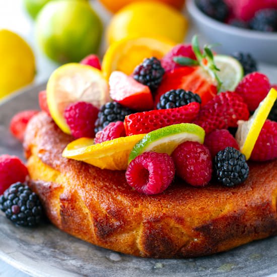 Citrus Drizzle Cake (Nut-Free)