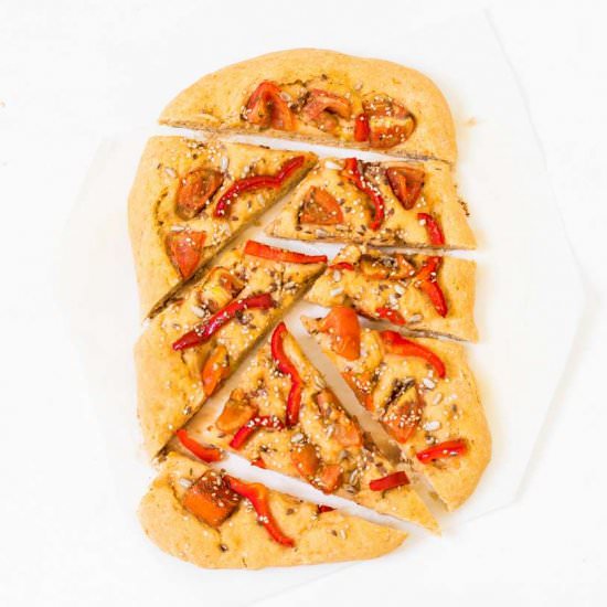 Vegan Sweet Potato Focaccia