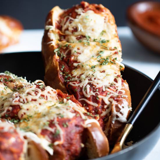 Vegan Chickpea Quinoa Meatball Subs