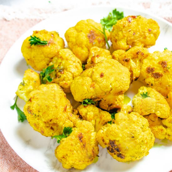 Roasted Turmeric Cauliflower