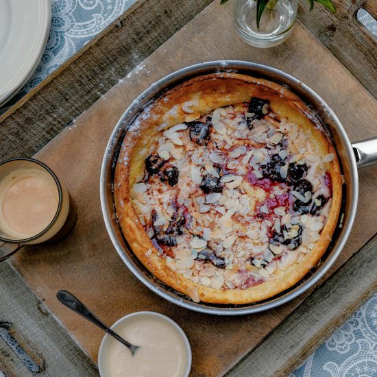 Cherry & Cream Cheese Dutch Baby