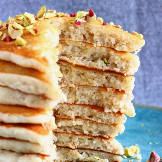 Gluten-Free Vegan Oatmeal Pancakes