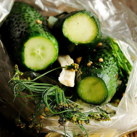 pickled cucumbers