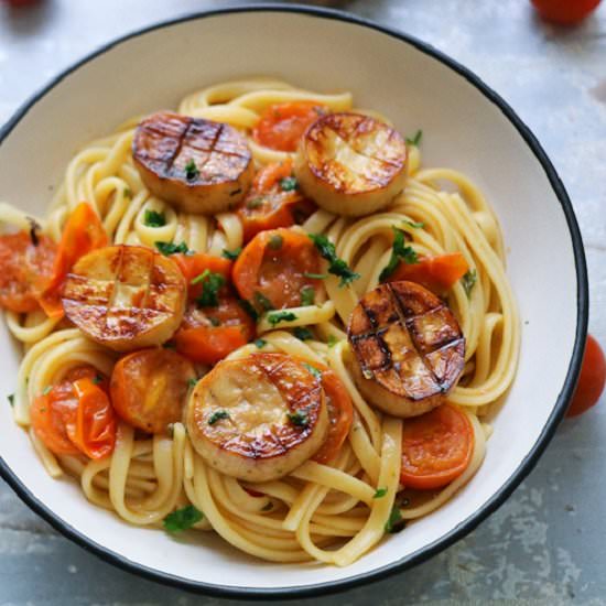 Vegan Seafood Pasta