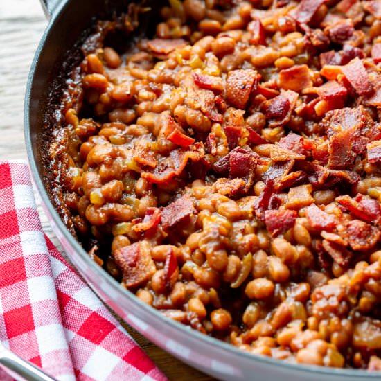 Easy Oven Baked Beans Recipe