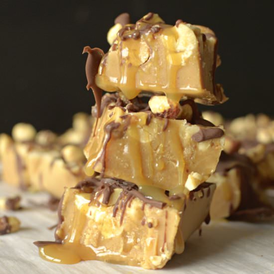 Vegan Snicker’s Fudge