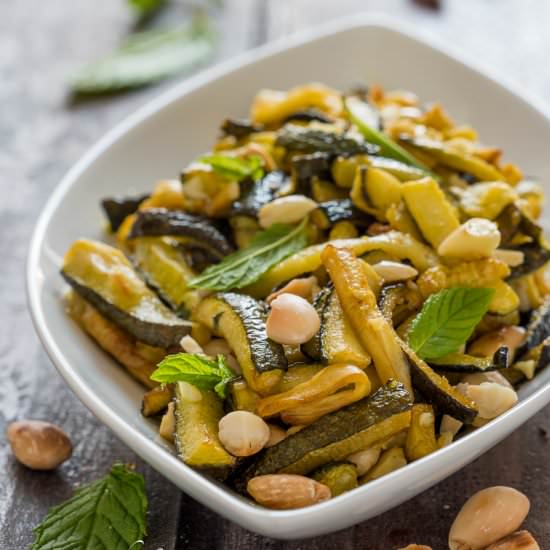 Sweet and sour zucchini