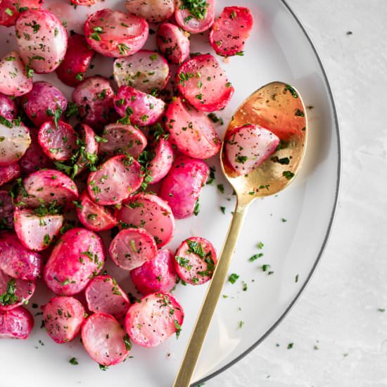 Roasted Radishes