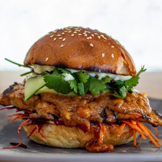 Chicken Satay Sandwich