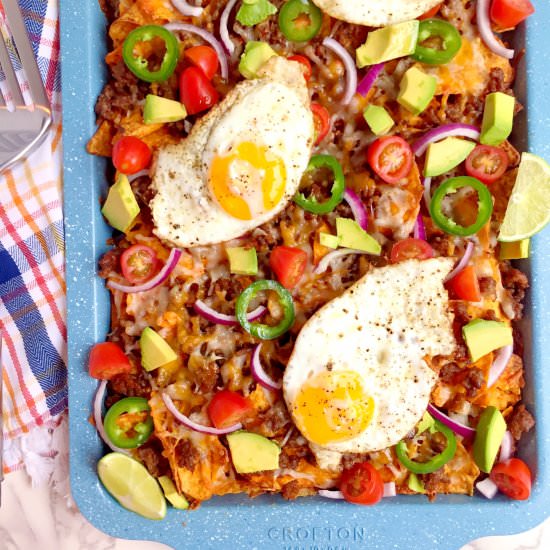 3 Cheese Breakfast Nachos