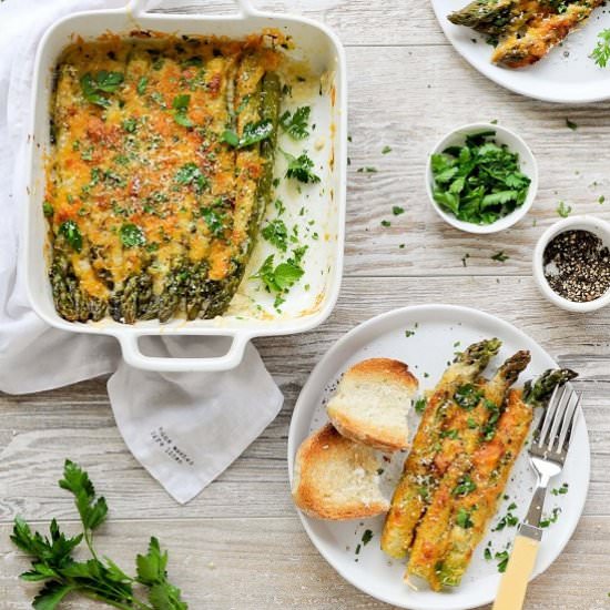 Green asparagus caserole