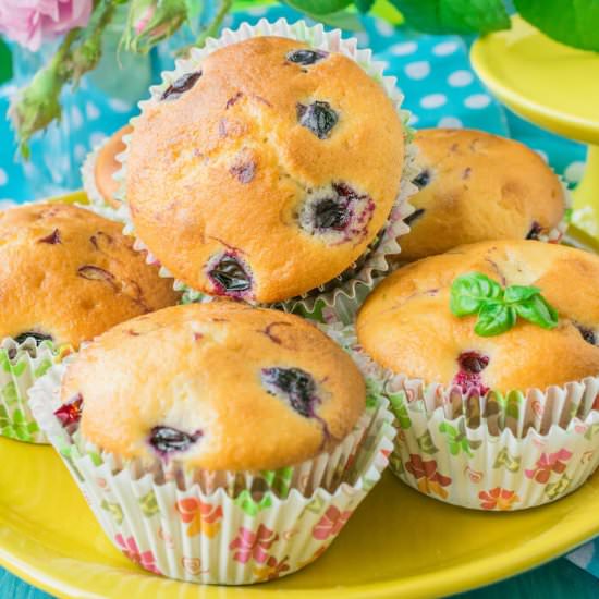 Blackcurrant Muffins