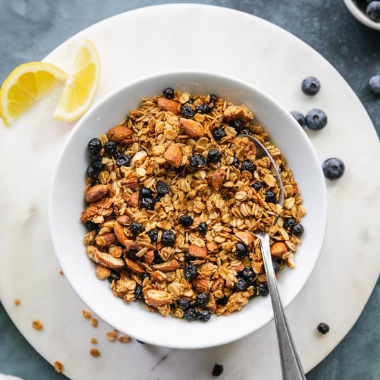 Lemon Blueberry Granola
